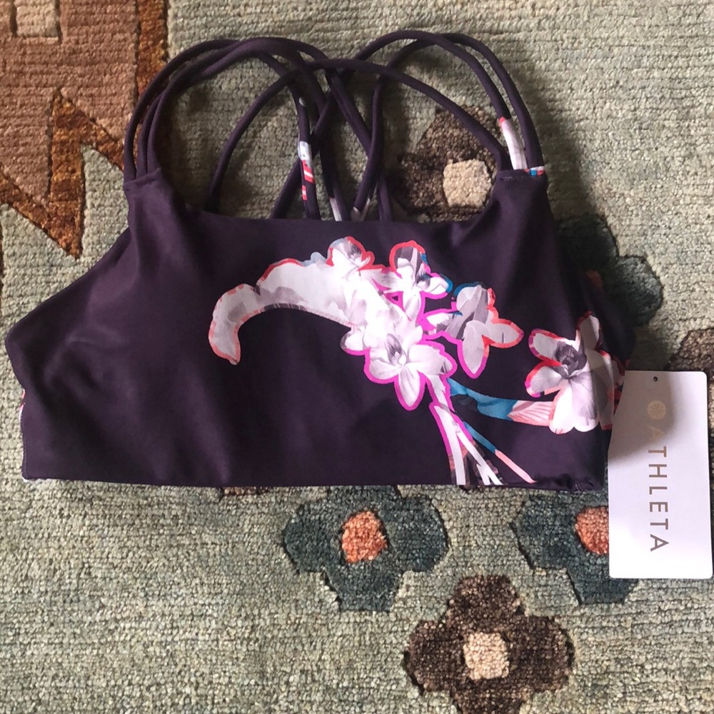 Athleta Hyper Focused Print Bra